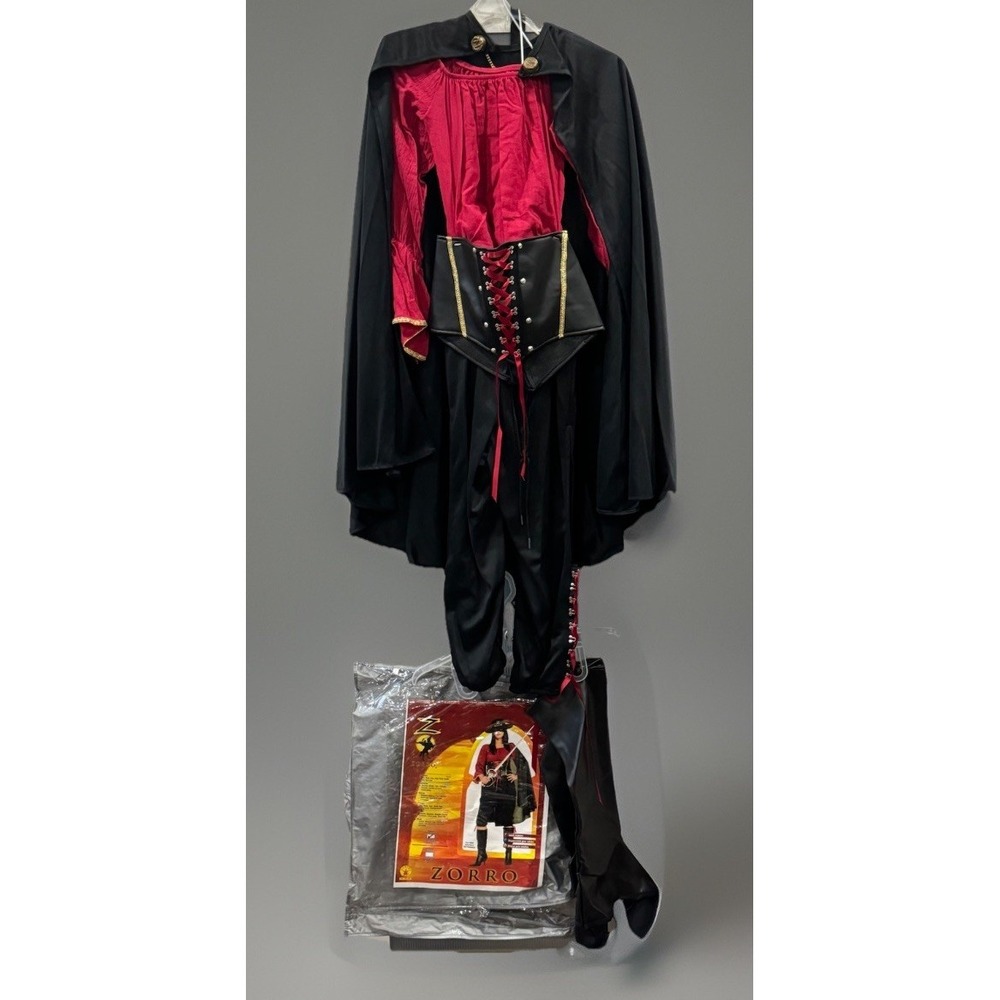 Rubies Deluxe 56197 Lady Zorro Costume Womens Small 6-8 Halloween *read